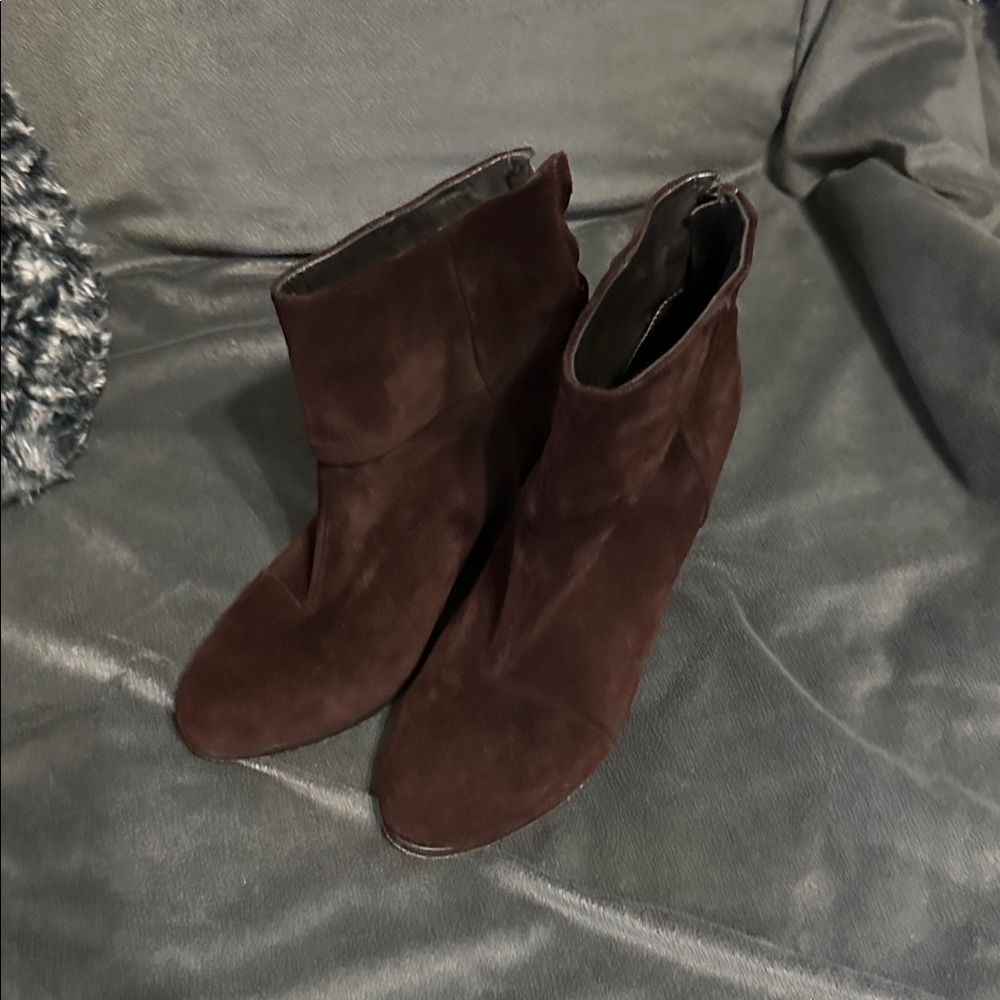 Rag & Bone Brown Suede Ankle Boots Sz 38